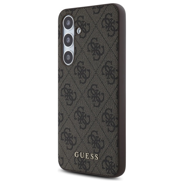 Ovitek za Samsung Galaxy S24 FE S721, Guess, 4G Classic, rjava