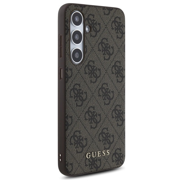 Ovitek za Samsung Galaxy S24 FE S721, Guess, 4G Classic, rjava