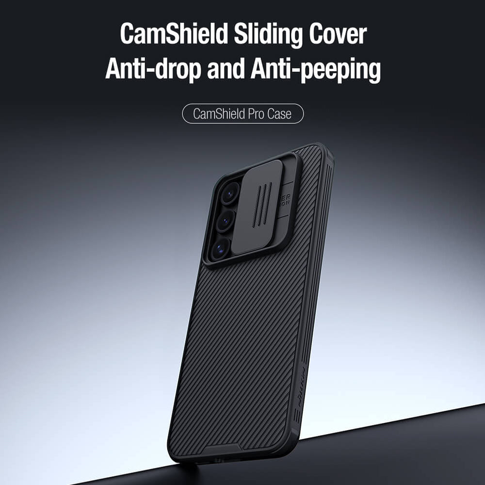 Ovitek za Samsung Galaxy S24 FE S721, Nillkin, CamShield Pro, Modra