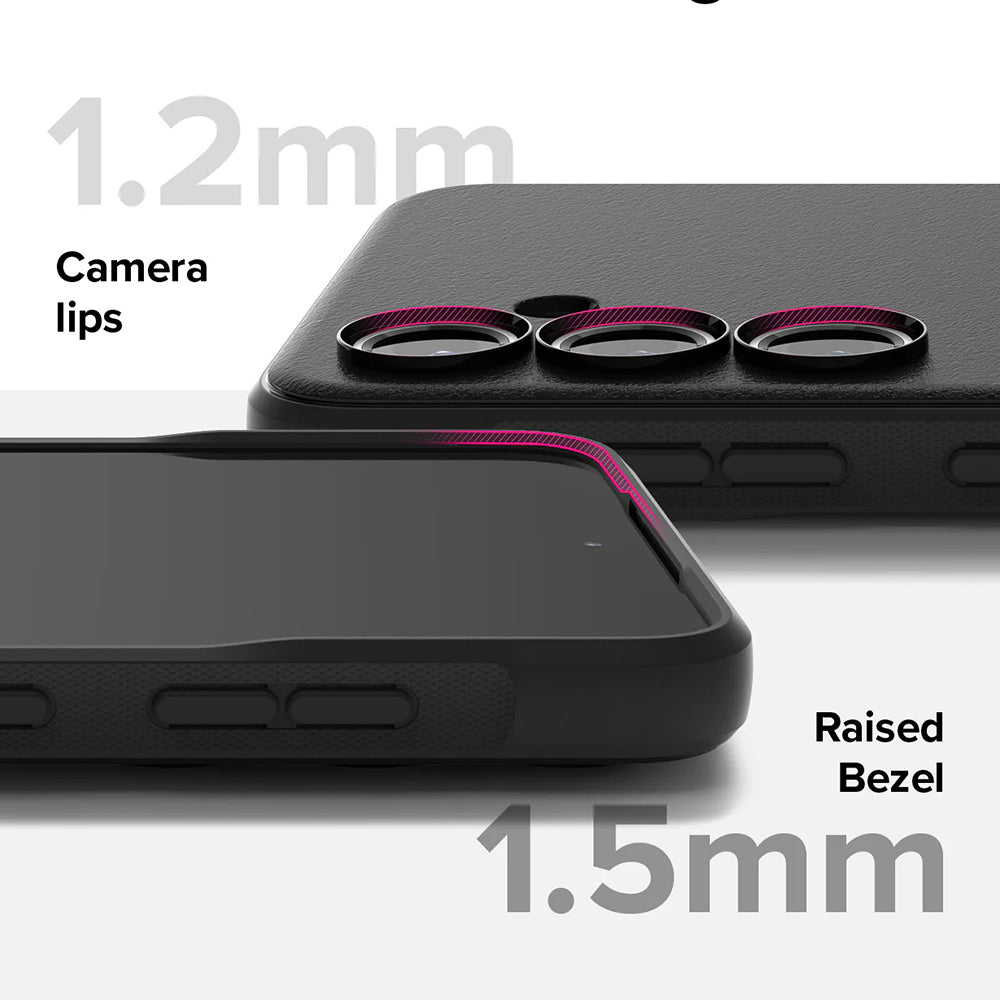 Ovitek za Samsung Galaxy S24 FE S721, Ringke, Onyx, Črn