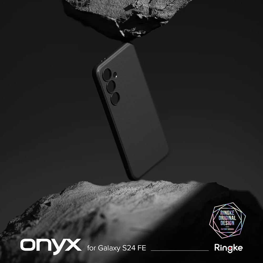 Ovitek za Samsung Galaxy S24 FE S721, Ringke, Onyx, Črn
