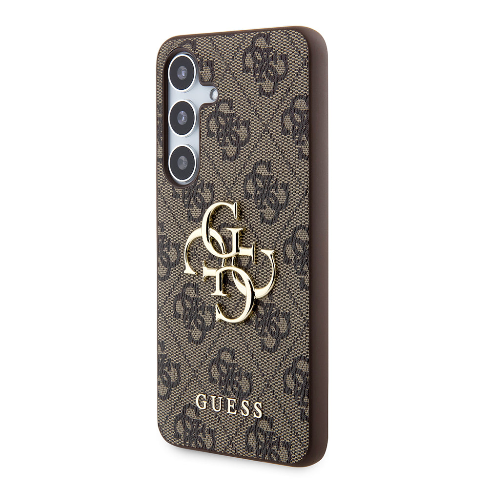 Ovitek za Samsung Galaxy S24+ S926, Guess, 4G Big Logo, rjava