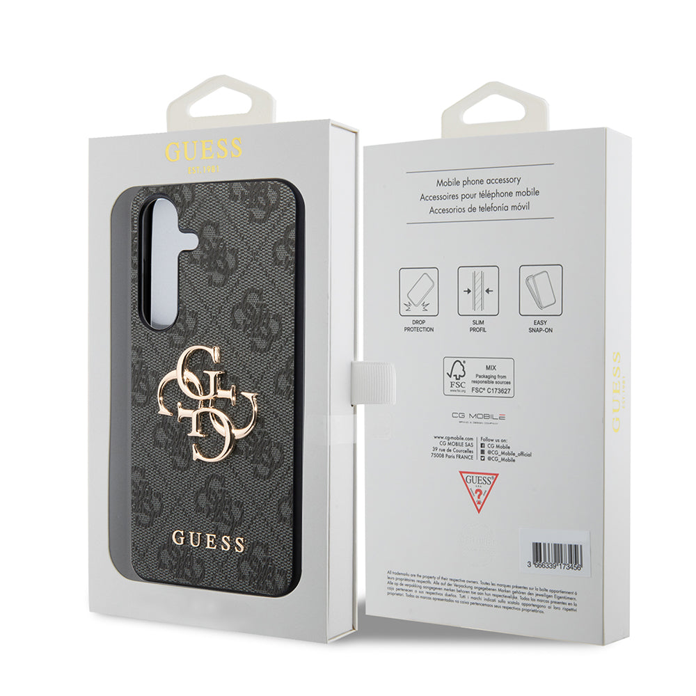 Ovitek za Samsung Galaxy S24+ S926, Guess, 4G Big Logo, črn