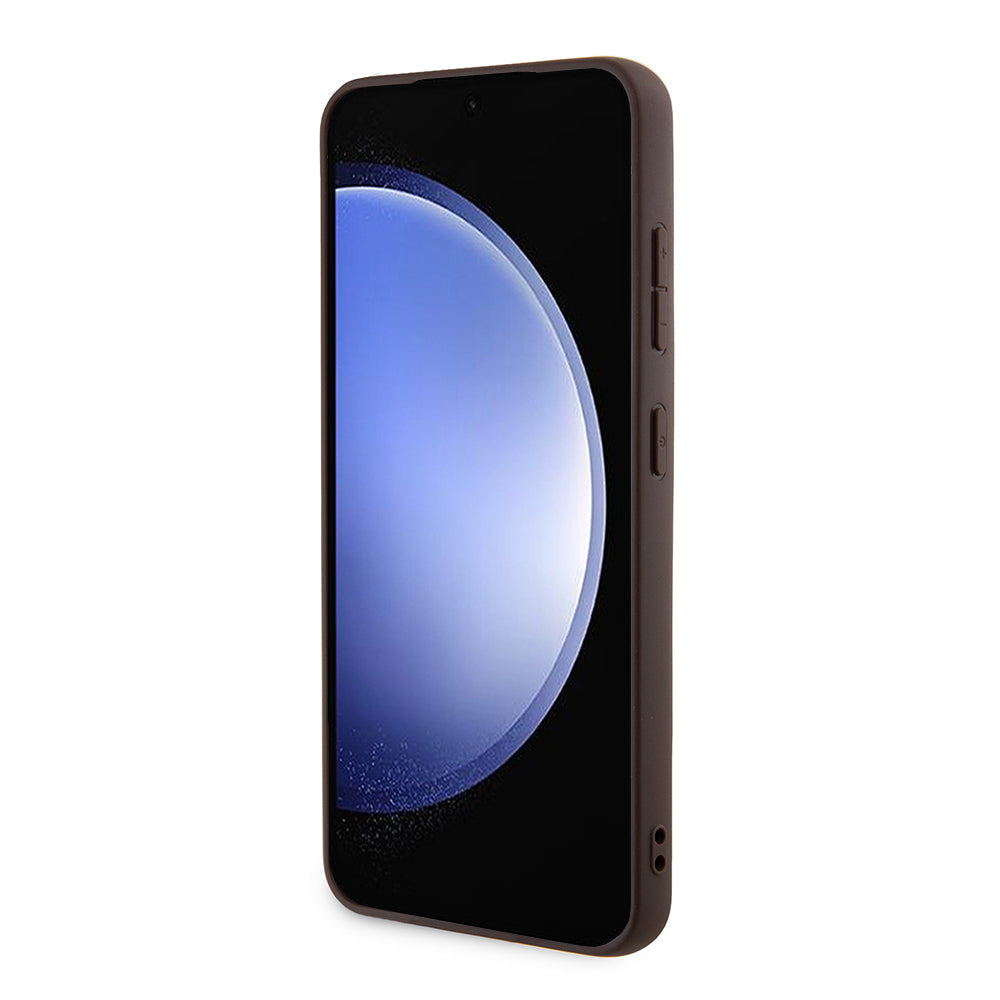 Ovitek za Samsung Galaxy S24+ S926, Guess, 4G Stripe, rjava