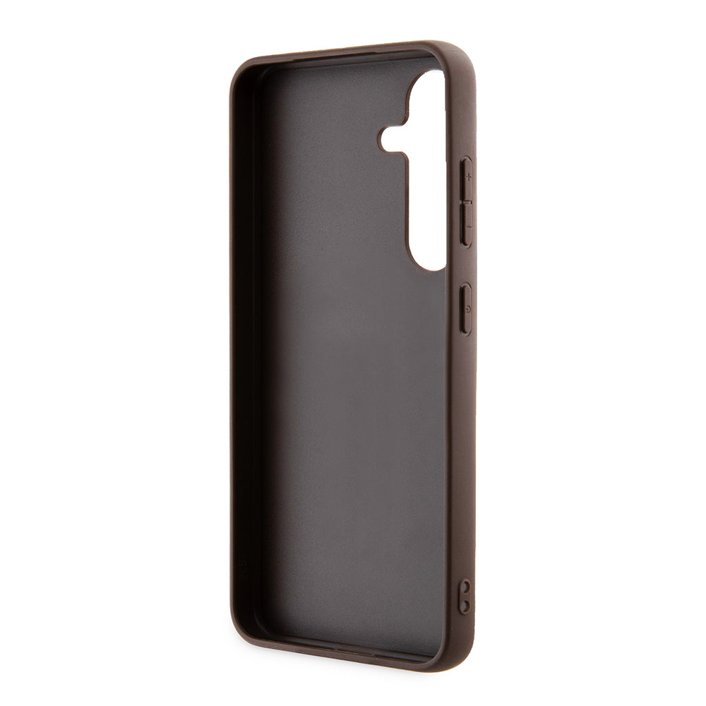 Ovitek za Samsung Galaxy S24+ S926, Guess, 4G Stripe, rjava