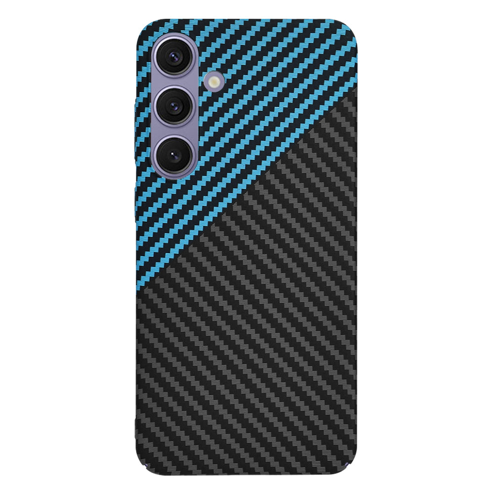 Ovitek za Samsung Galaxy S24+ S926, Techsuit, Carbonite FiberShell, Črno Modra