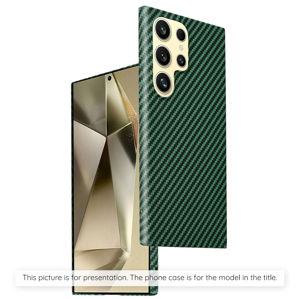 Ovitek za Samsung Galaxy S24+ S926, Techsuit, Carbonite FiberShell, Zelen