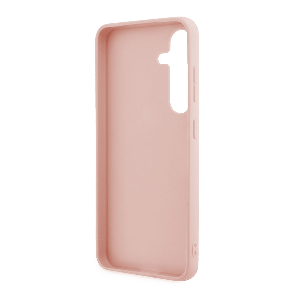 Ovitek za Samsung Galaxy S24 S921, Guess, Glitter Script, Roza