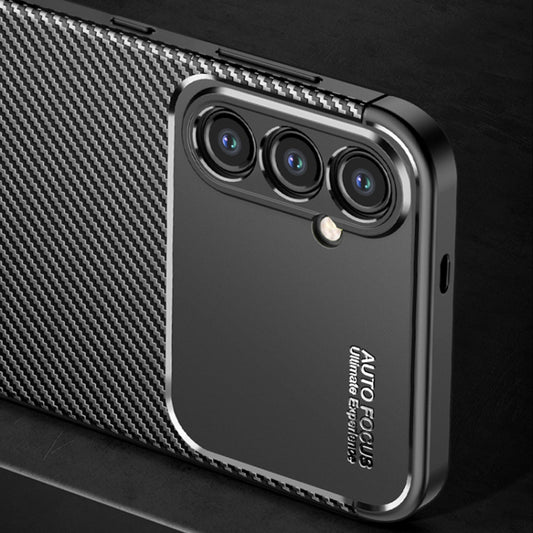 Ovitek za Samsung Galaxy S24 S921, Techsuit, CarbonFiber, Črn