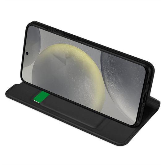 Ovitek za Samsung Galaxy S24 S921, Techsuit, Magskin Book, Črn
