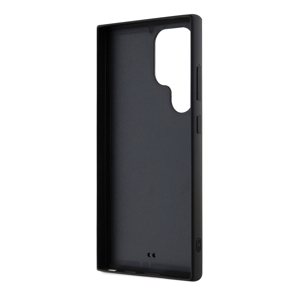 Ovitek za Samsung Galaxy S24 Ultra S928, Karl Lagerfeld, 3D Rubber Ikonik Karl, črn