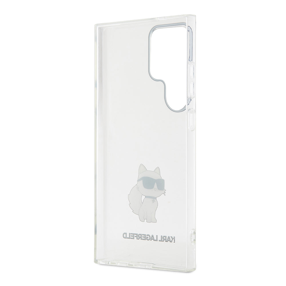 Ovitek za Samsung Galaxy S24 Ultra S928, Karl Lagerfeld, IML Luxury Choupette, Prozoren