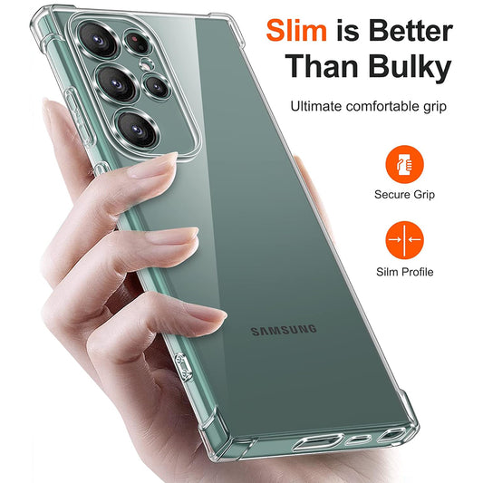 Ovitek za Samsung Galaxy S24 Ultra S928, Techsuit, odporen na udarce, prozoren