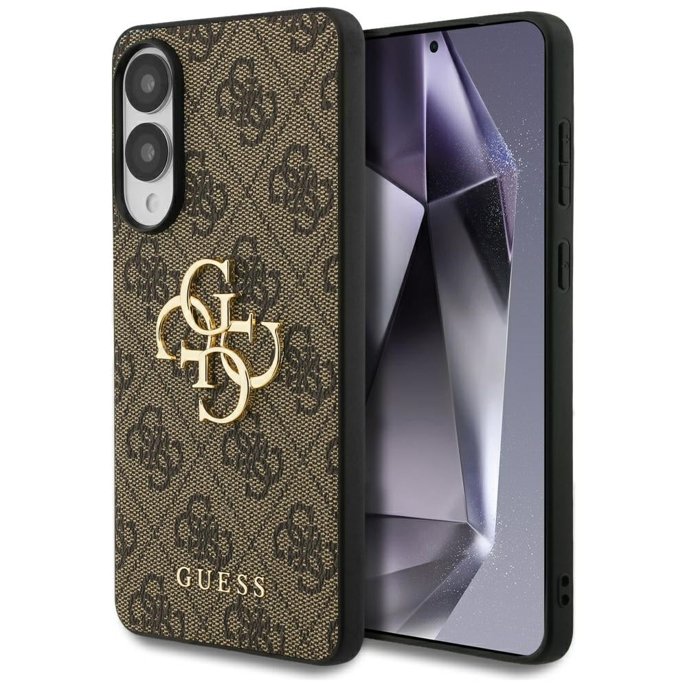Ovitek za Samsung Galaxy S25 Edge S937, Guess, Big 4G Logo Classic, Rjava