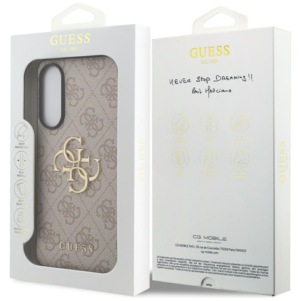Ovitek za Samsung Galaxy S25 Edge S937, Guess, Big 4G Logo Classic, Roza