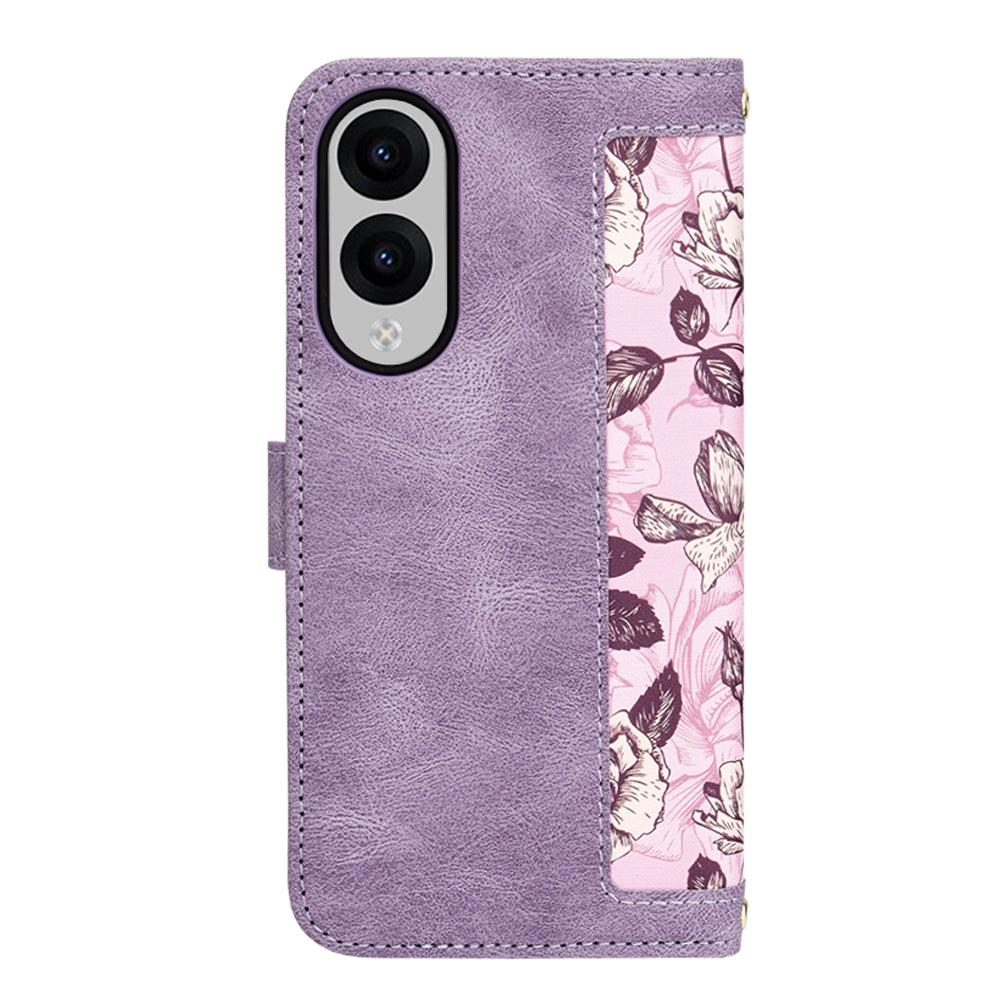Ovitek za Samsung Galaxy S25 Edge S937, Techsuit, FlipCraft, Vijoličen