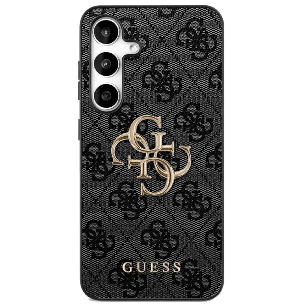 Ovitek za Samsung Galaxy S25 FE, Guess, 4G Metal Logo, Črn