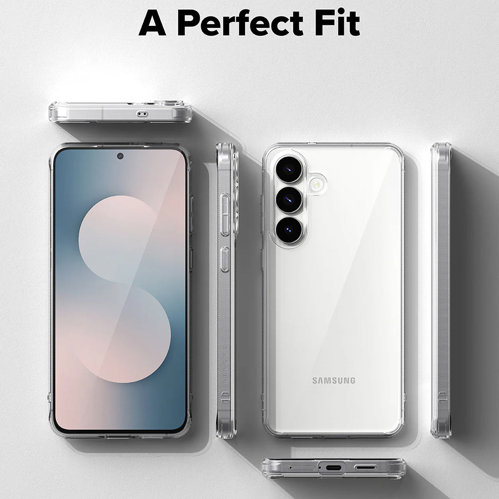 Ovitek za Samsung Galaxy S25 FE, Ringke, Fusion, Prozoren