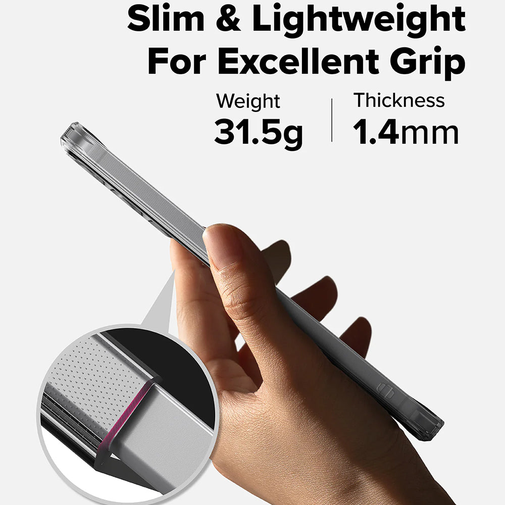 Ovitek za Samsung Galaxy S25 FE, Ringke, Fusion, mat prozoren