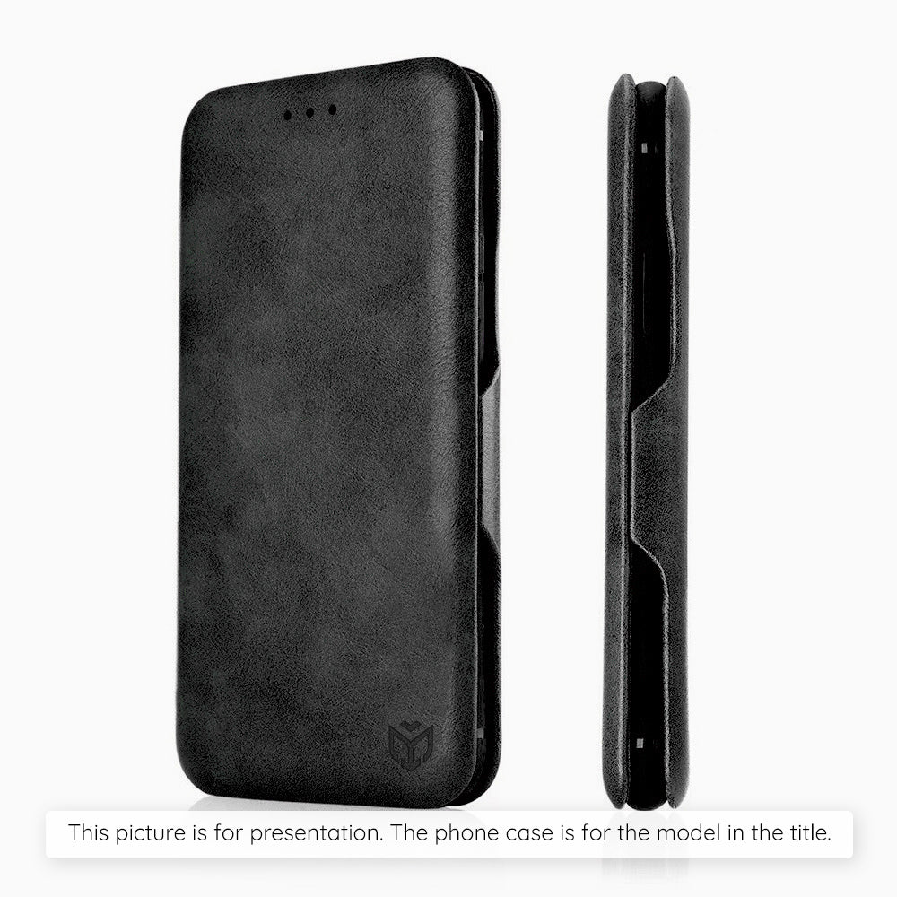 Ovitek za Samsung Galaxy S25 FE, Techsuit, Safe Wallet Plus, Črn