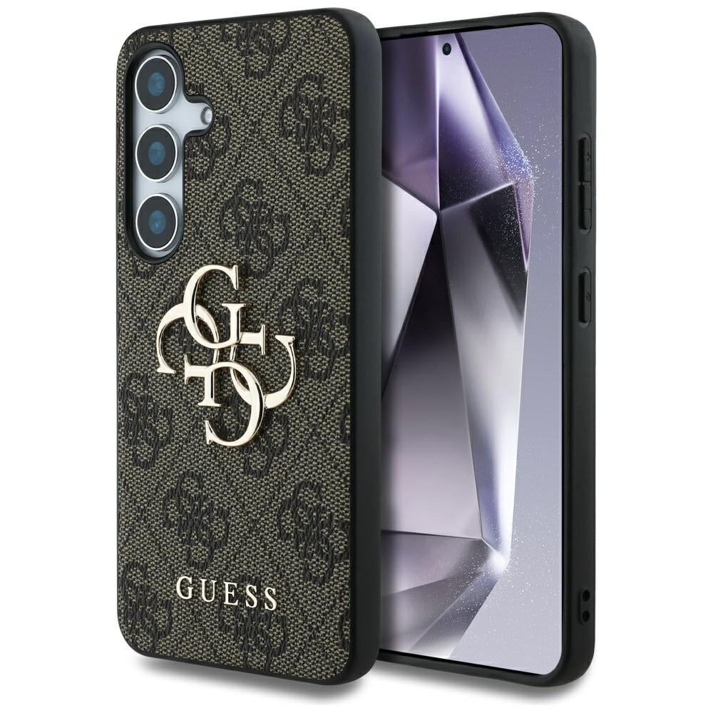 Ovitek za Samsung Galaxy S25+ S936, Guess, 4G Big Logo, rjava