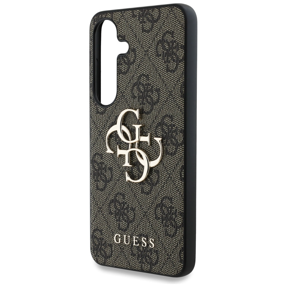 Ovitek za Samsung Galaxy S25+ S936, Guess, 4G Big Logo, rjava