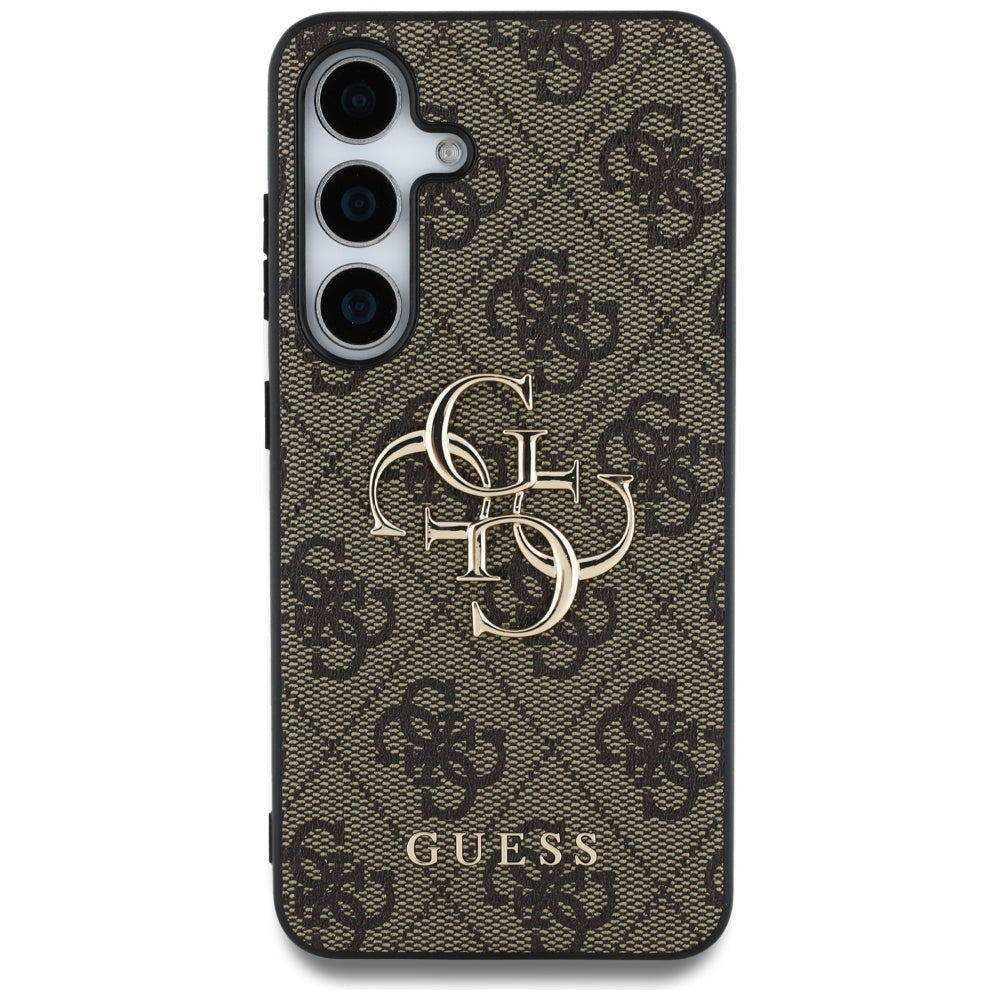 Ovitek za Samsung Galaxy S25+ S936, Guess, 4G Big Logo, rjava