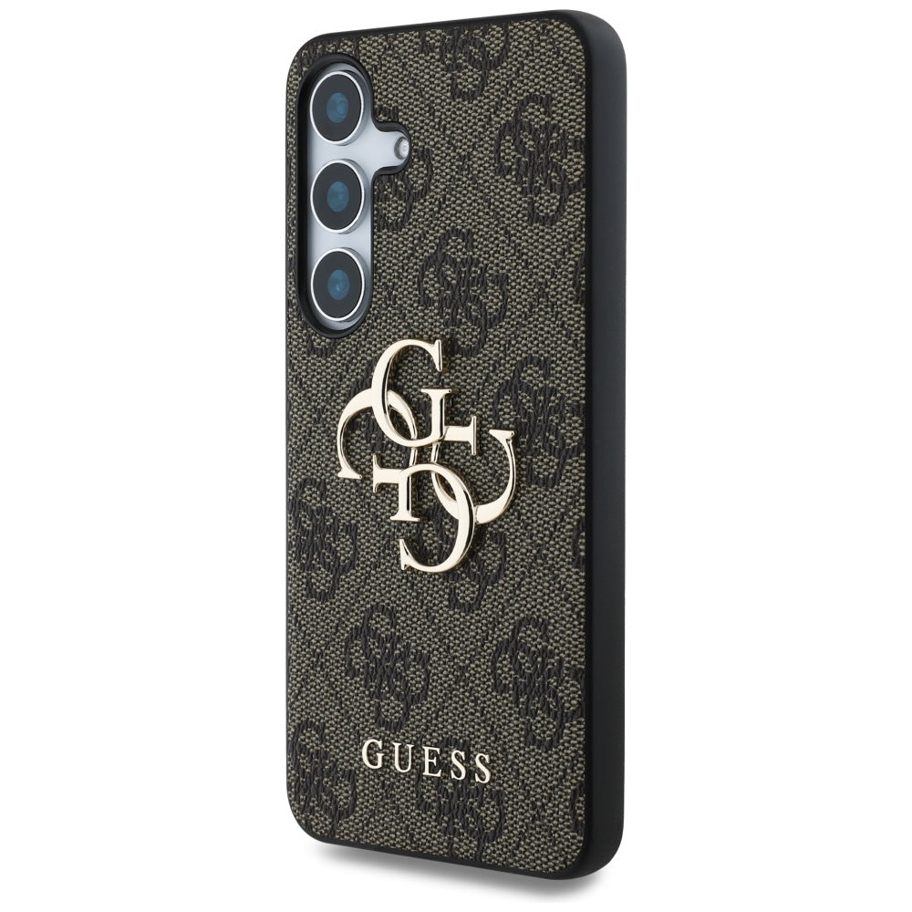 Ovitek za Samsung Galaxy S25+ S936, Guess, 4G Big Logo, rjava