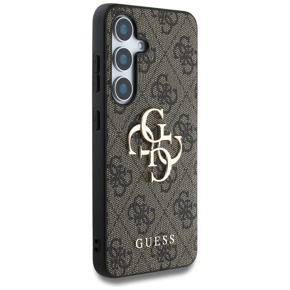 Ovitek za Samsung Galaxy S25+ S936, Guess, 4G Big Logo, rjava