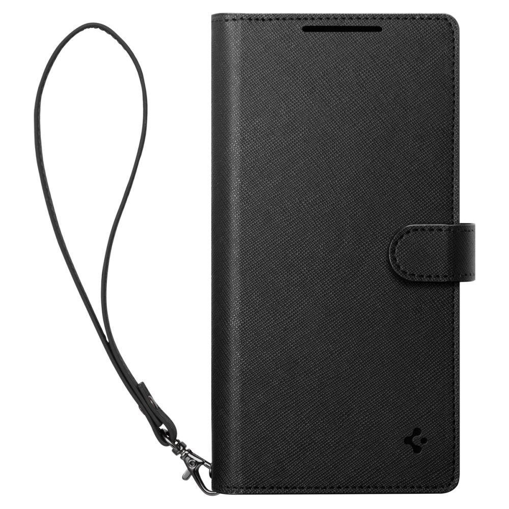 Ovitek za Samsung Galaxy S25+ S936, Spigen, Wallet S, Črn ACS09125