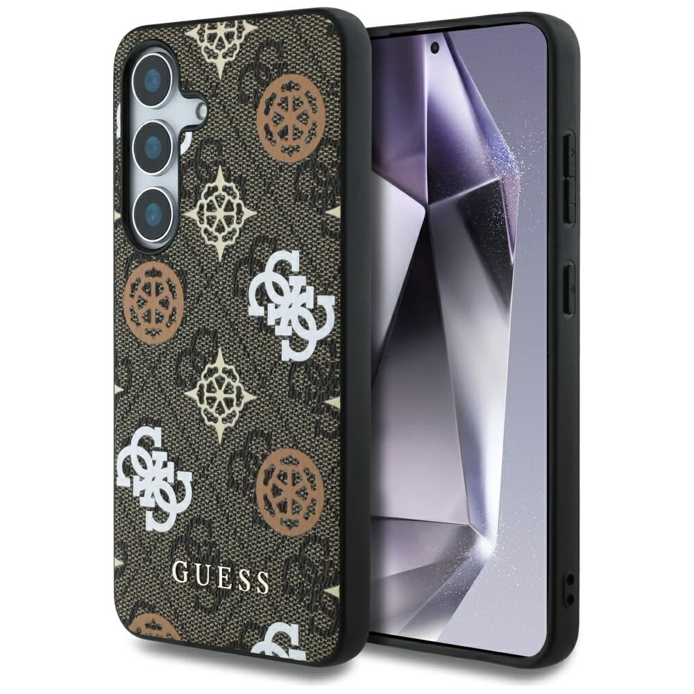 Ovitek za Samsung Galaxy S25 S931, Guess, 4G Peony, rjava