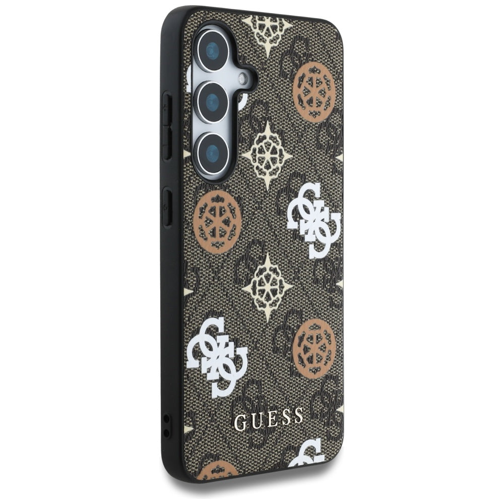 Ovitek za Samsung Galaxy S25 S931, Guess, 4G Peony, rjava