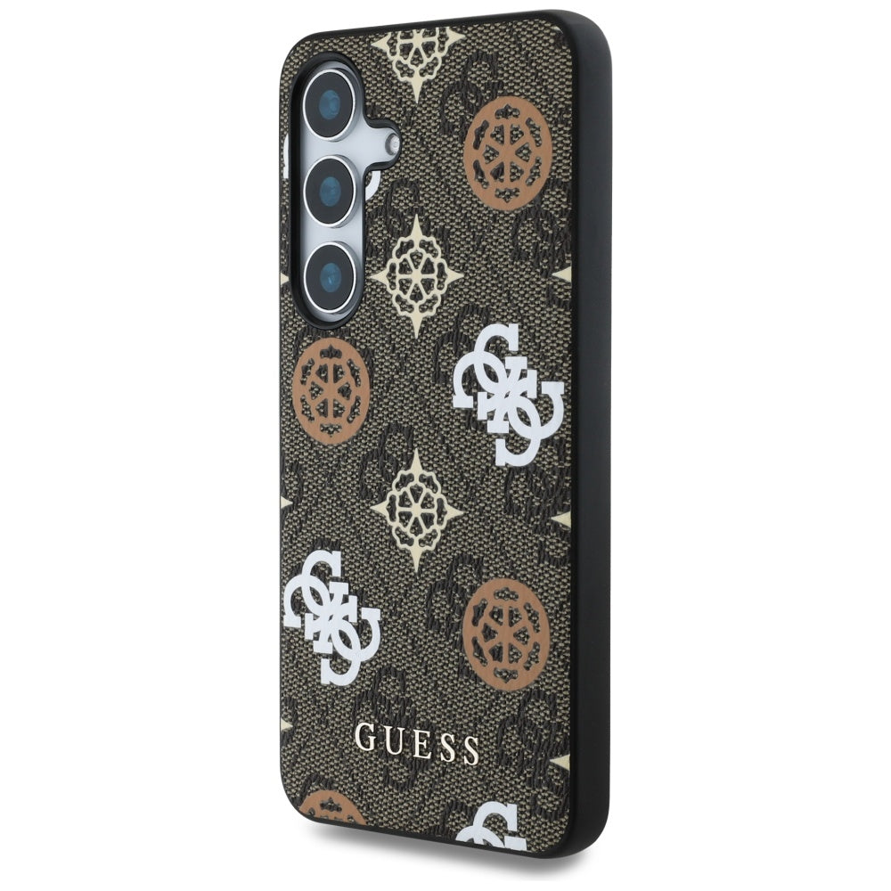 Ovitek za Samsung Galaxy S25 S931, Guess, 4G Peony, rjava