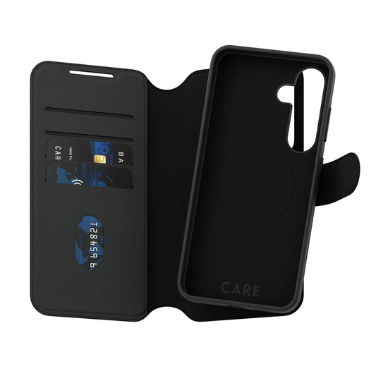 Ovitek za Samsung Galaxy S25 S931, PanzerGlass, Care Feature Tango Two-in-One, črn