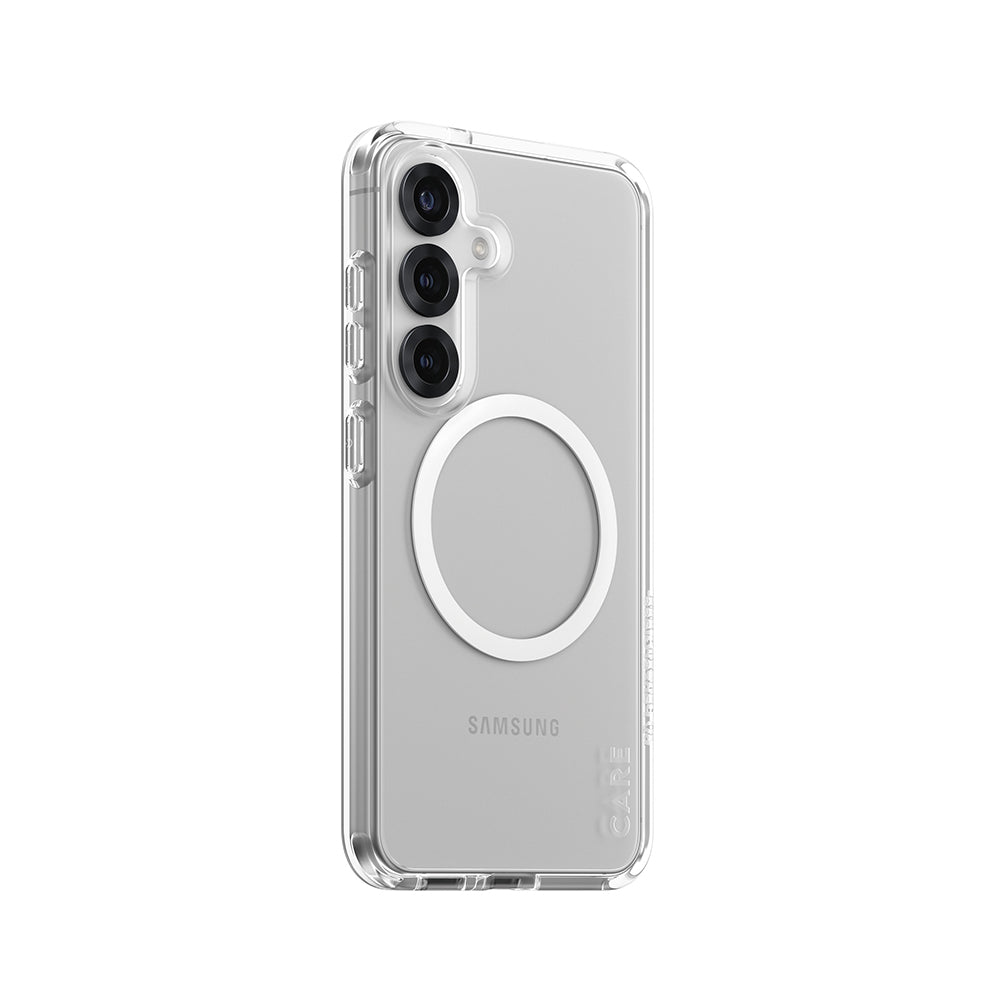 Ovitek za Samsung Galaxy S25 S931, PanzerGlass, Care Urban Combat, Prozorno Bel