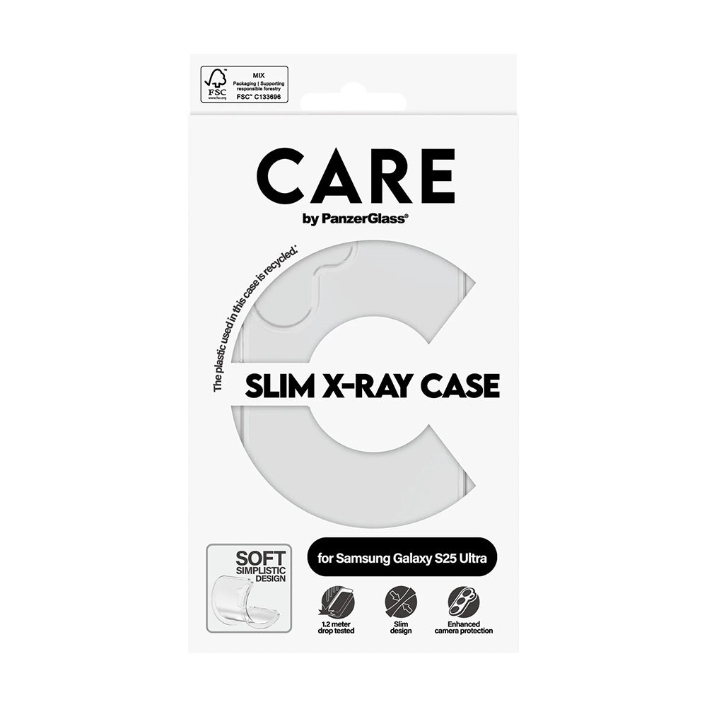 Ovitek za Samsung Galaxy S25 Ultra S938, PanzerGlass, Modno osveščen, Prozoren