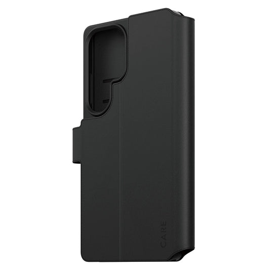 Ovitek za Samsung Galaxy S25 Ultra S938, PanzerGlass, Care Feature Kickstand Wallet, Črna