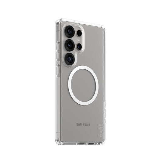 Ovitek za Samsung Galaxy S25 Ultra S938, PanzerGlass, Care Urban Combat, Prozorno Bel