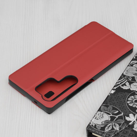 Ovitek za Samsung Galaxy S25 Ultra S938, Techsuit, eFold, Rdeč