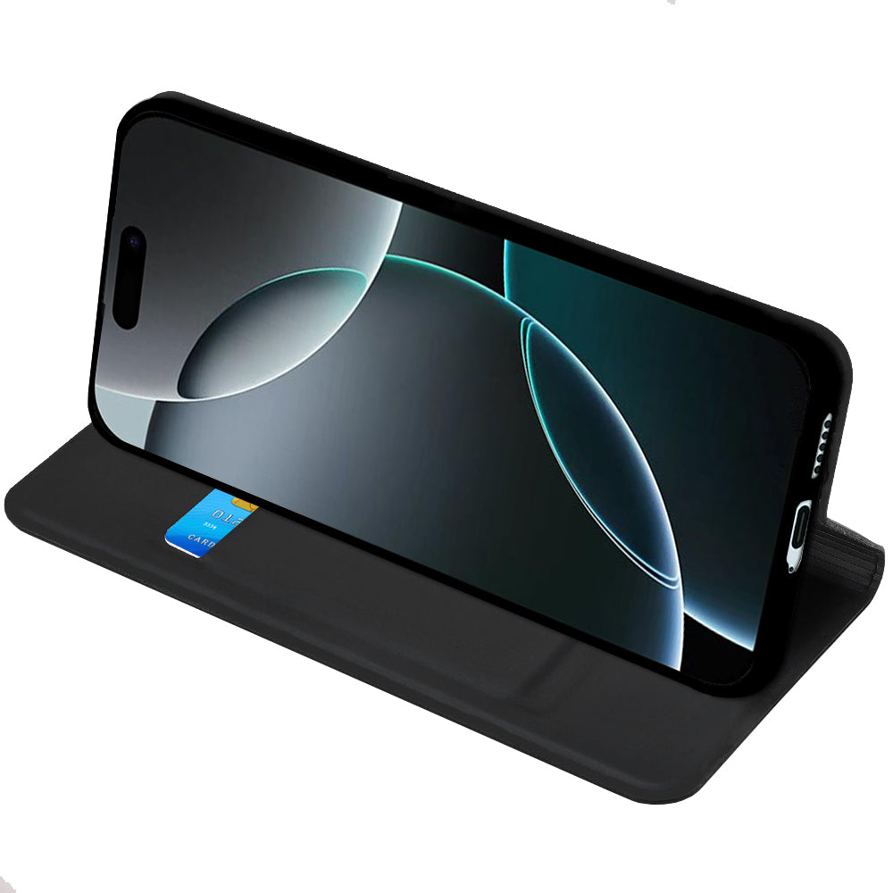 Ovitek za Samsung Galaxy S26 FE S741 / S25 FE, Techsuit, Magskin Book, Črn