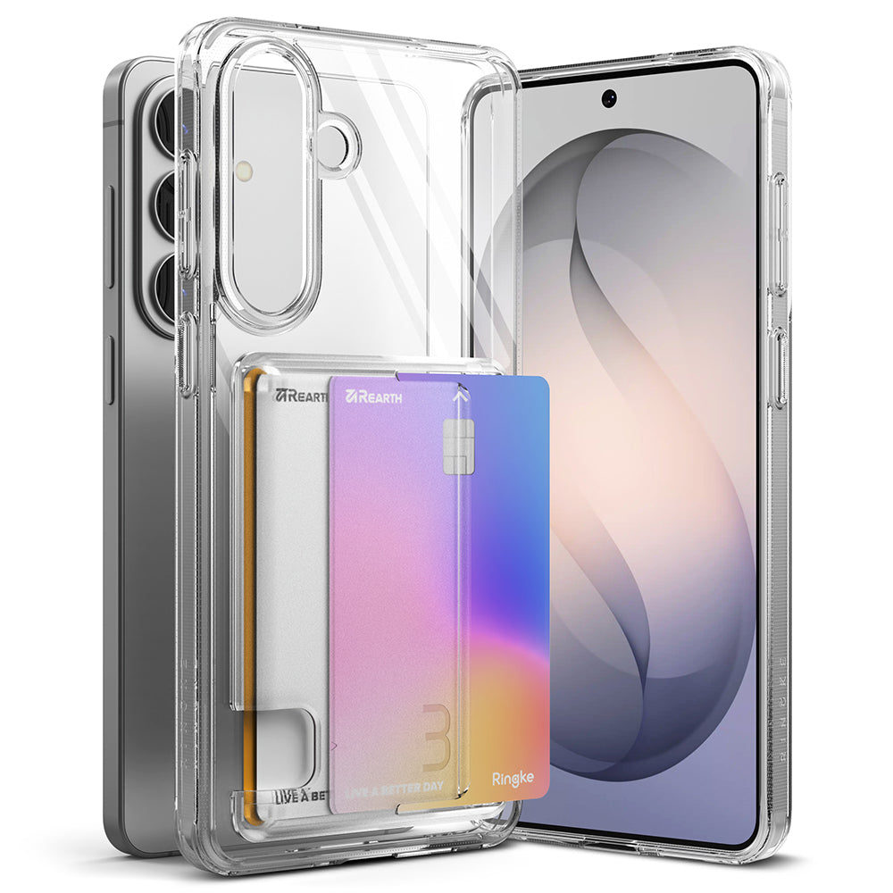 Ovitek za Samsung Galaxy S26 Plus S947, Ringke, Fusion Card, Prozoren