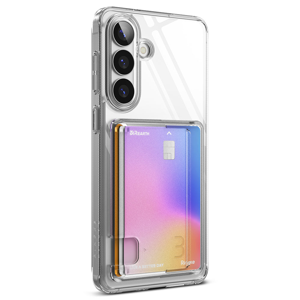 Ovitek za Samsung Galaxy S26 Plus S947, Ringke, Fusion Card, Prozoren