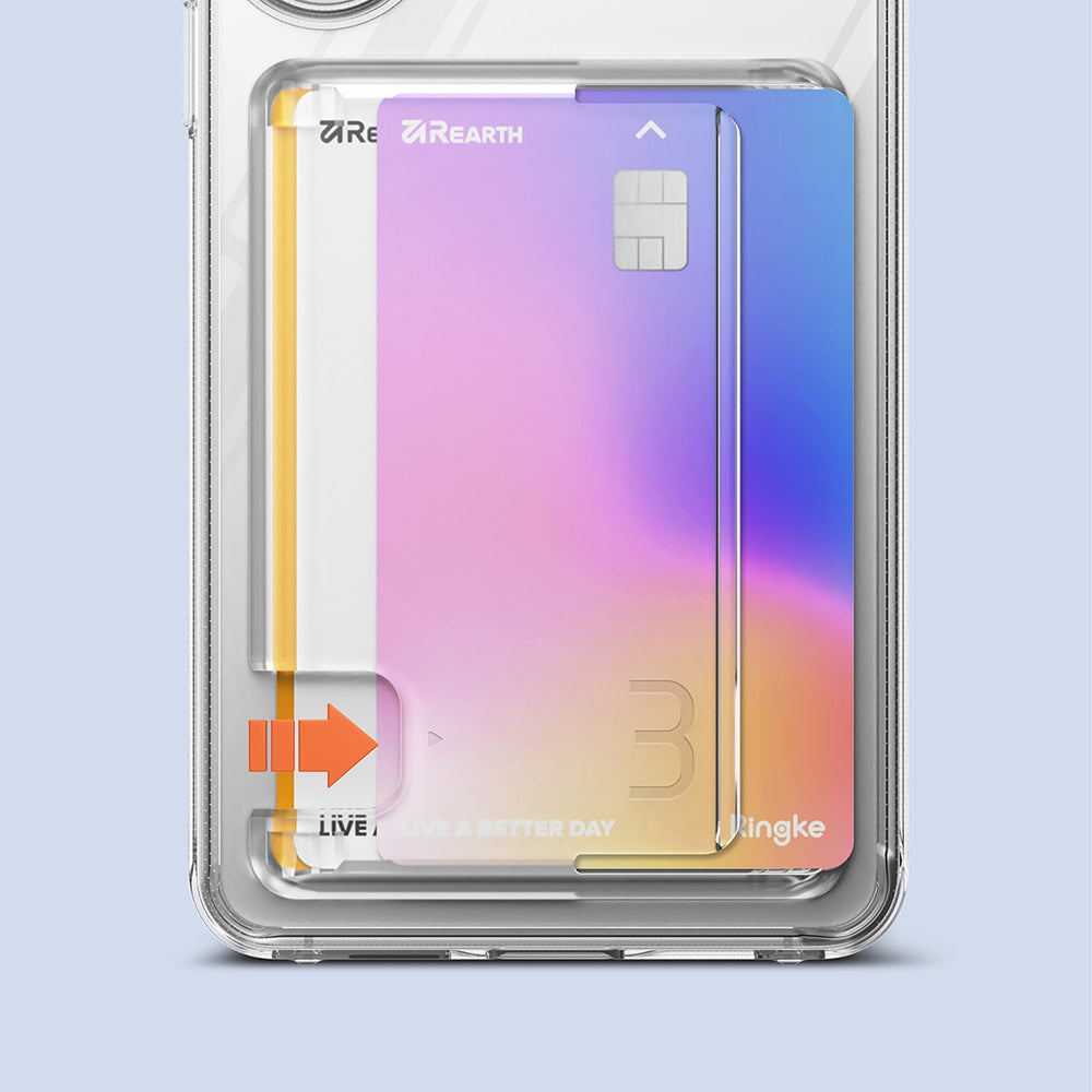 Ovitek za Samsung Galaxy S26 Plus S947, Ringke, Fusion Card, Prozoren
