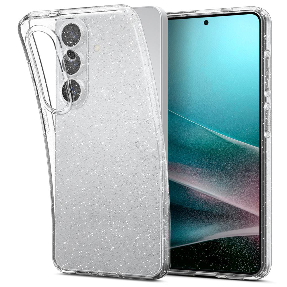 Ovitek za Samsung Galaxy S26 Plus S947, Spigen, Liquid Crystal Glitter, Prozoren ACS10703
