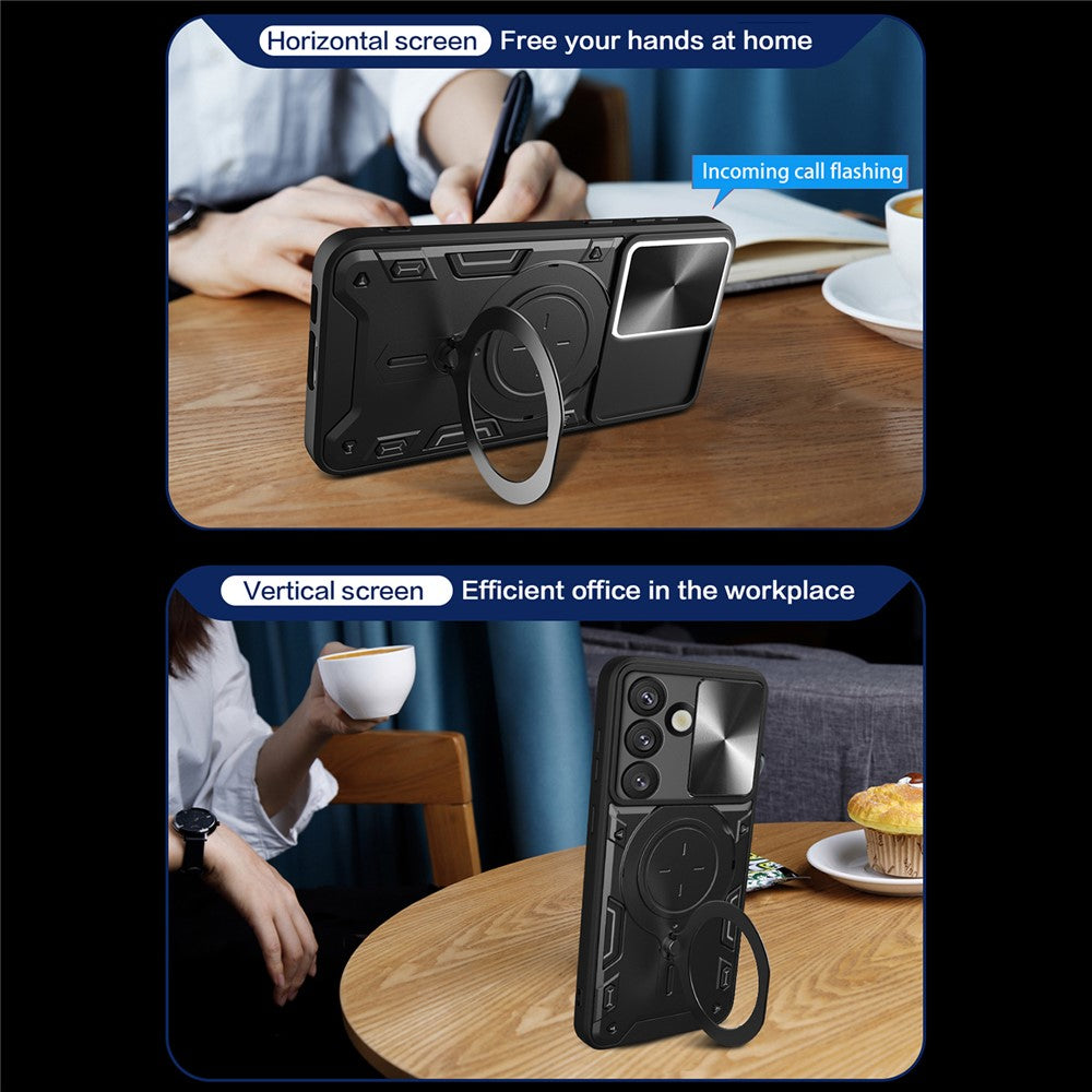 Ovitek za Samsung Galaxy S26 Plus S947, Techsuit, CamGuard Pro, modra