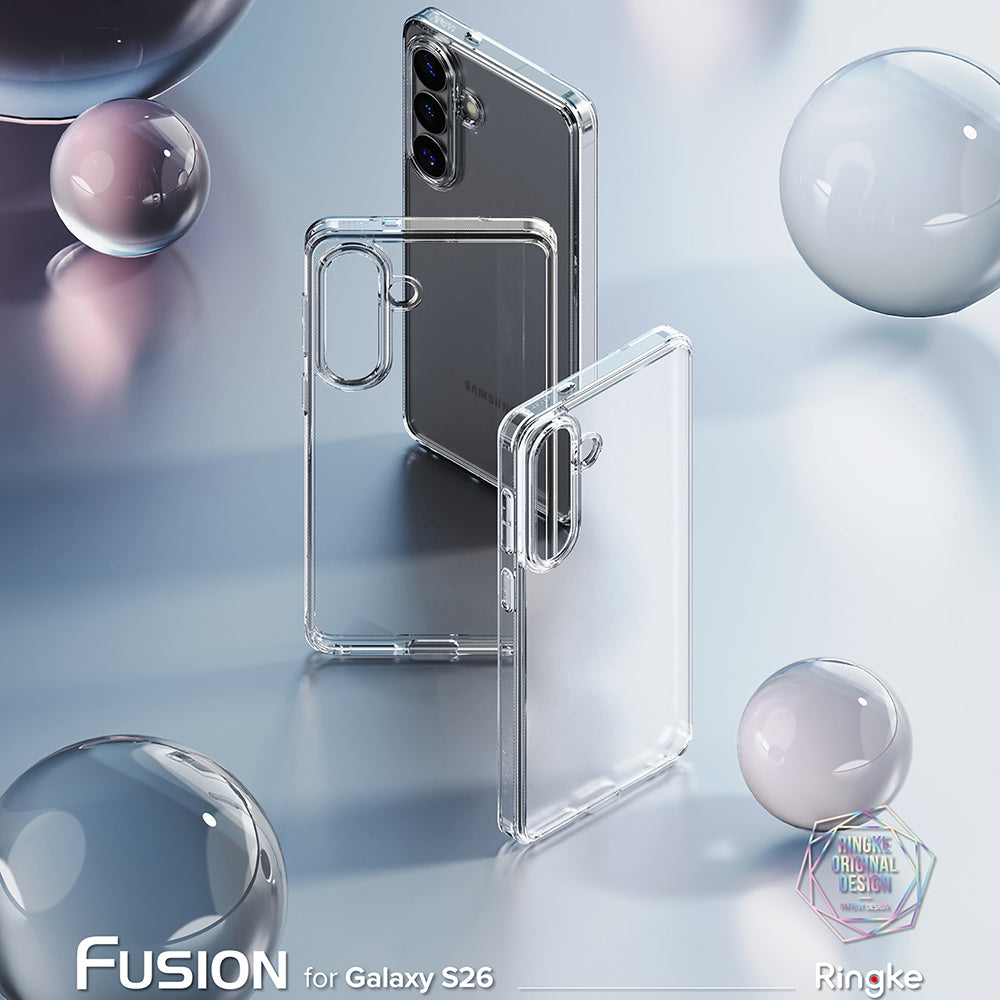 Ovitek za Samsung Galaxy S26 S942, Ringke, Fusion, Prozoren