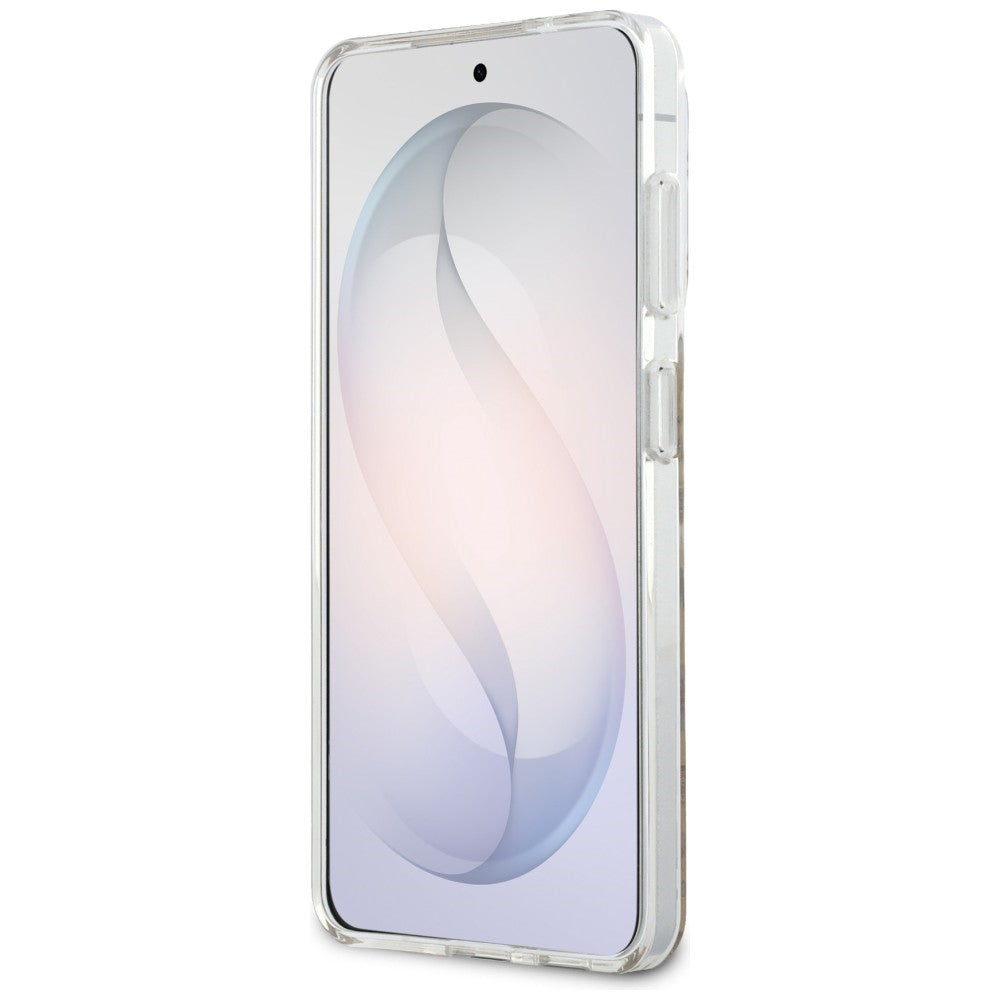 Ovitek MagSafe za Samsung Galaxy S26 S942, Guess, IML Leopard vzorec, rjava