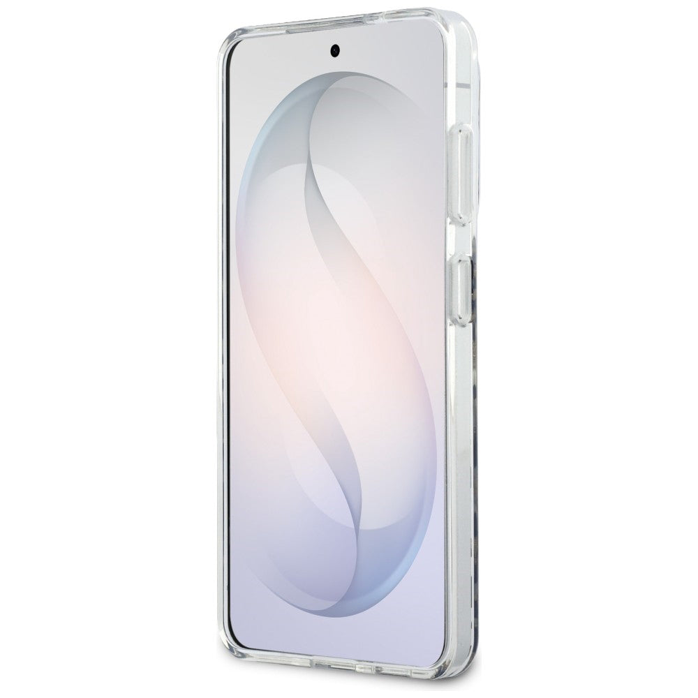 Ovitek MagSafe za Samsung Galaxy S26 S942, Guess, IML Leopard vzorec, črn