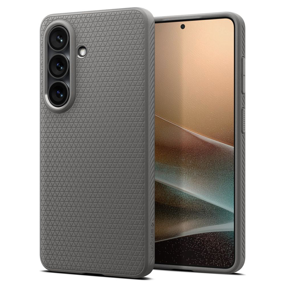 Ovitek za Samsung Galaxy S26 S942, Spigen, Liquid Air, siva ACS11217