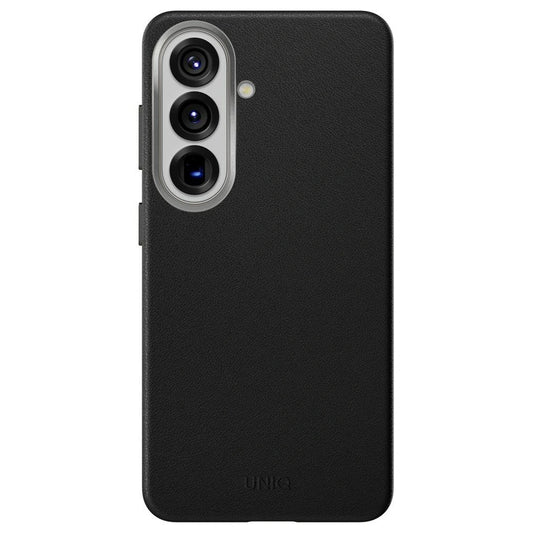 Ovitek za Samsung Galaxy S26 S942, UNIQ, Lyden Leatherette, črn